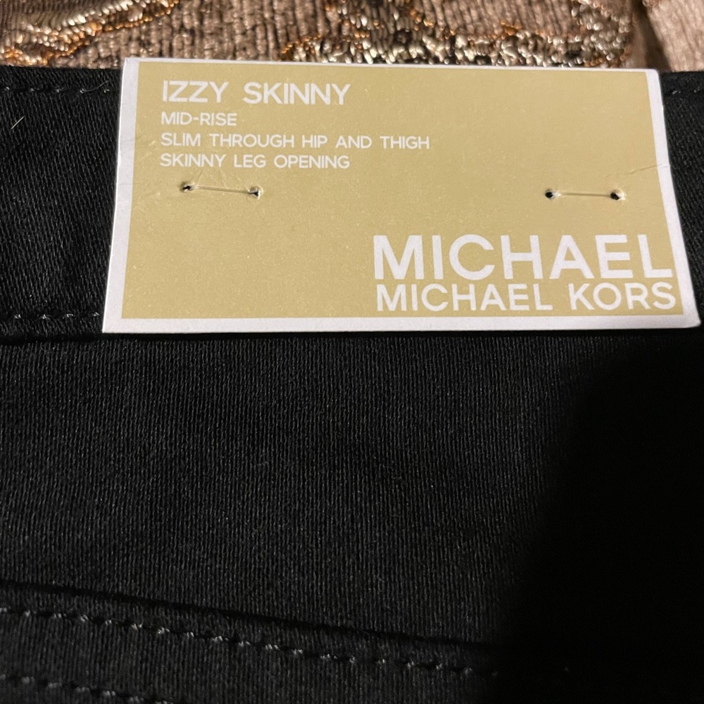 Michael Kors Bk Izzy Skinny Pants NWT